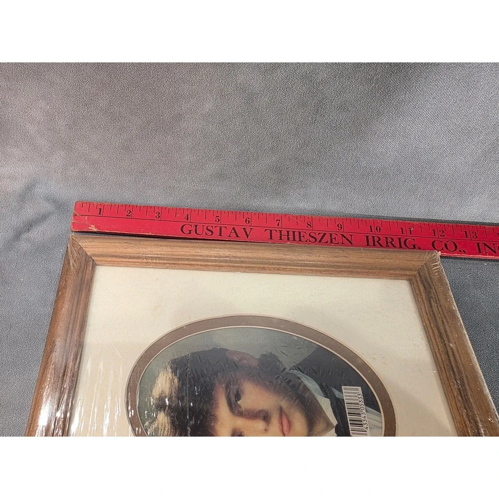 National Picture & Frame Wood Double Oval 5x7 Photo Frame Brown 10x14 2028122BR